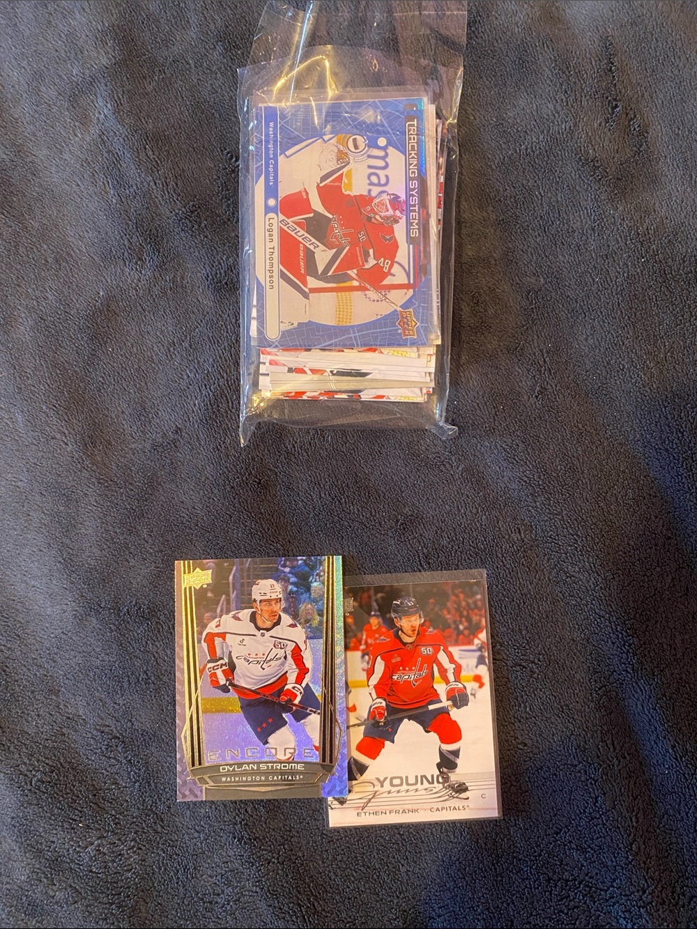 NHL Washington capitals upper deck card lot